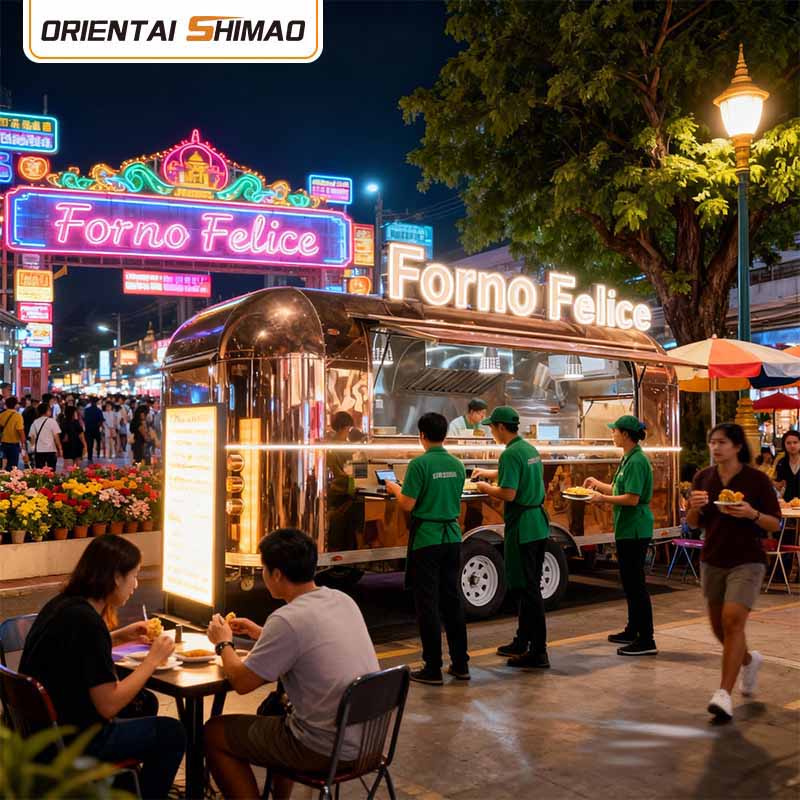 フードトラック設備 業務用厨房機器 ケータリング移動式フードトレーラー フードトラック