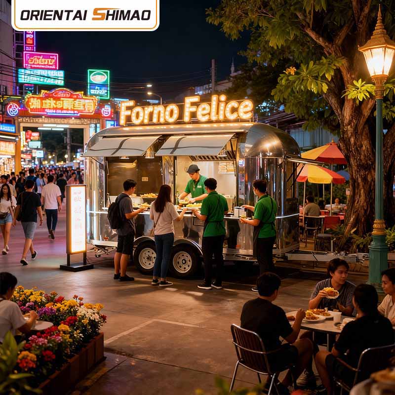 移動販売店 フラワートラック 屋台のケータリング フードトレーラー フードトラック