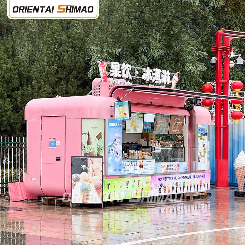 ピザのトレーラー